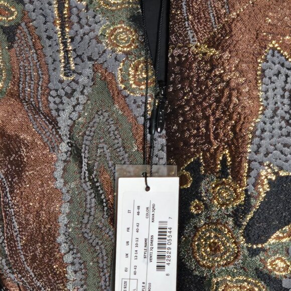 ANDREA IYAMAH VENTI DRESS - KAVA JACQUARD - Picture 4 of 9